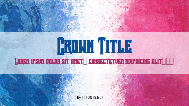 Crown Title example